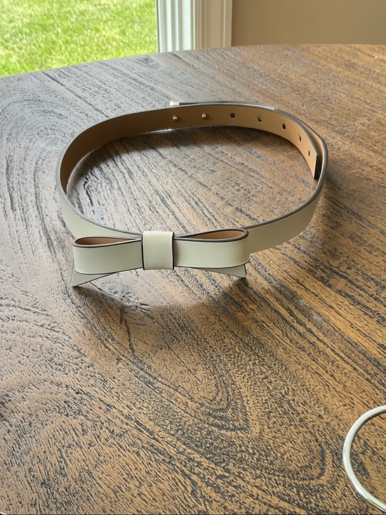 kate spade Cream Bow-Accent Women’s Belt
